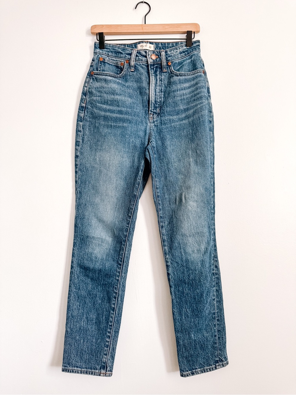 Madewell Curvy Perfect Vintage High Rise Medium Wash Jeans Size 27
